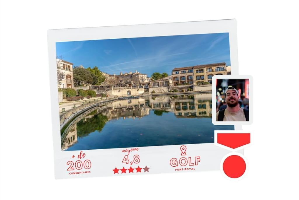 Magnifique Vue Lac Au Golf De Pont-Royal Mallemort Ngoại thất bức ảnh
